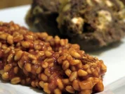 Rezept: รberbackener Hackfleischstrudel mit Tomatenweizen รberbackener Hackfleischstrudel mit Tomatenweizen - Rezept