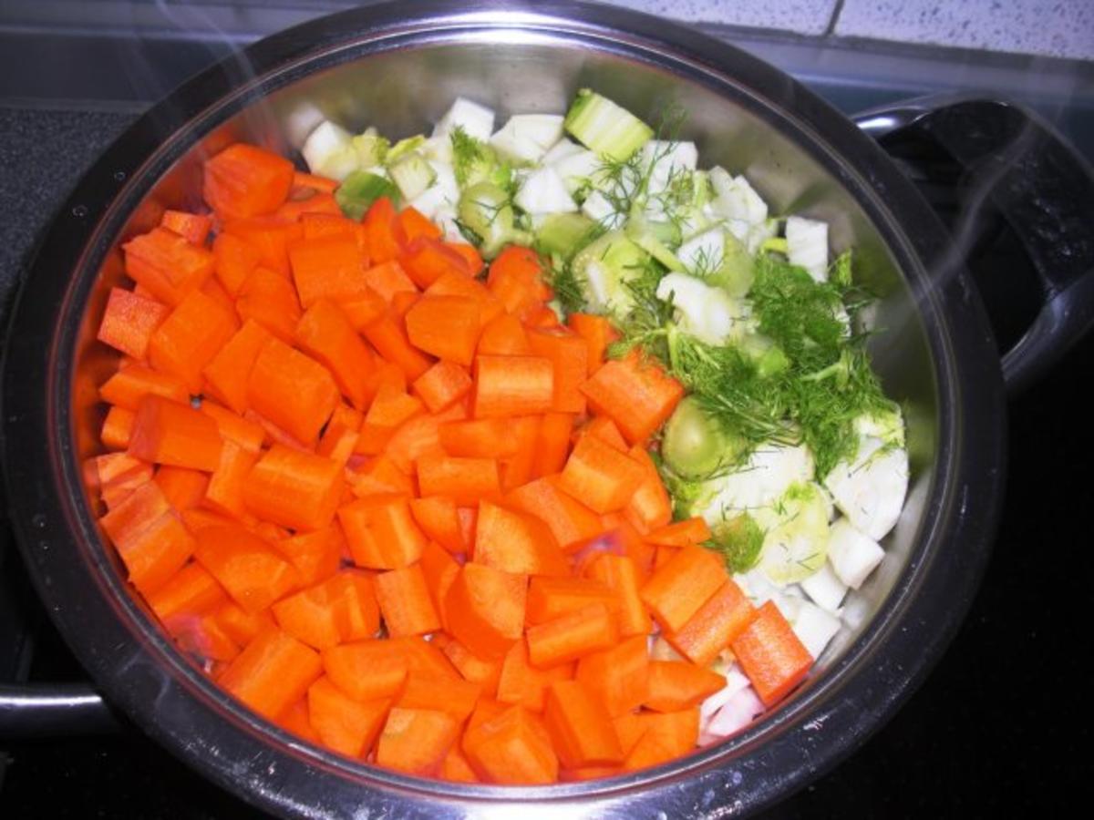 Gratiniertes Gemüse mit Frischkäsenocken - Rezept - Bild Nr. 3