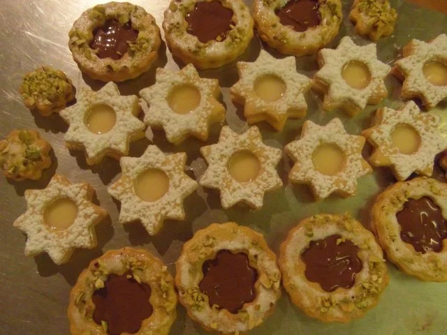 Weihnachtsplätzchen :Eierlikör-Sterne mit Füllung - Rezept - Bild Nr. 4