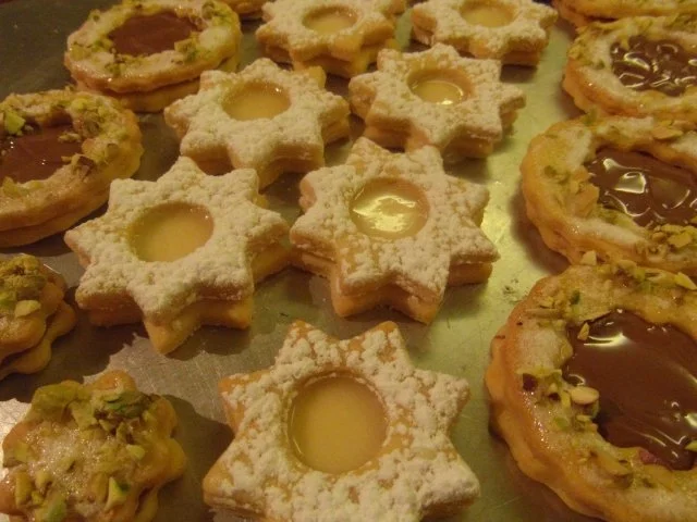 Weihnachtsplätzchen :Eierlikör-Sterne mit Füllung - Rezept - Bild Nr. 5