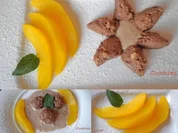 Walnuss - Lebkuchen - Mousse an einer Walnuss - Soße und Safranbirnen ... - Rezept