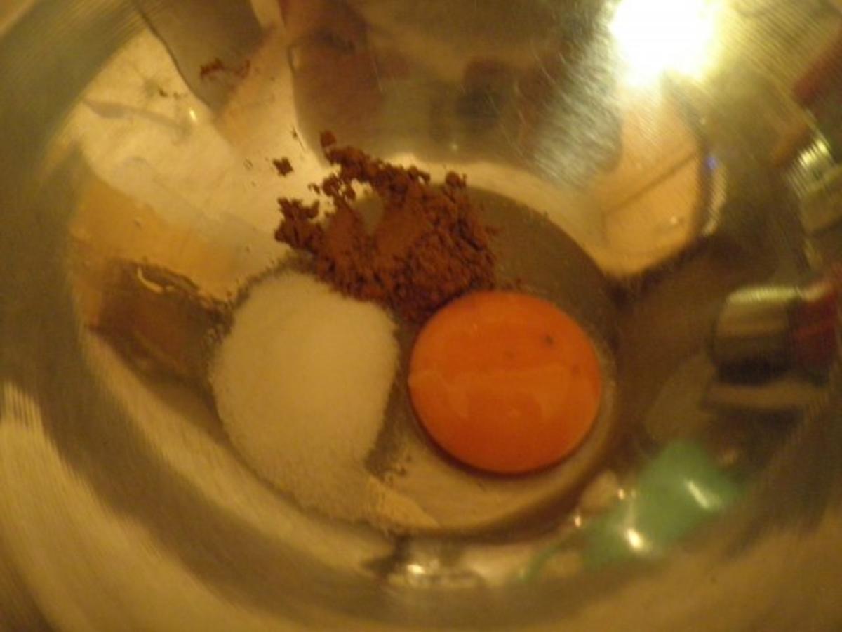 Walnuss - Lebkuchen - Mousse an einer Walnuss - Soße und Safranbirnen ... - Rezept - Bild Nr. 7