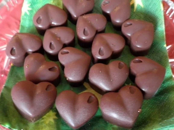 Aprikosen - Schokoladen - Herzen ... - Rezept