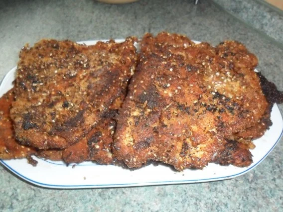 sesam-kalbschnitzel mit möhrchen - Rezept - Bild Nr. 2