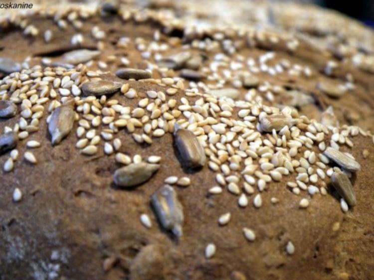 Joghurt-Vollkornbrot mit Sesam und Sonnenblumenkernen - Rezept - kochbar.de