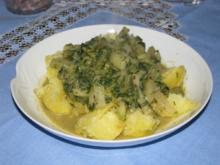 Gemüse: Spinat-Kohlrabi-Curry mit Erdnußcreme - Rezept