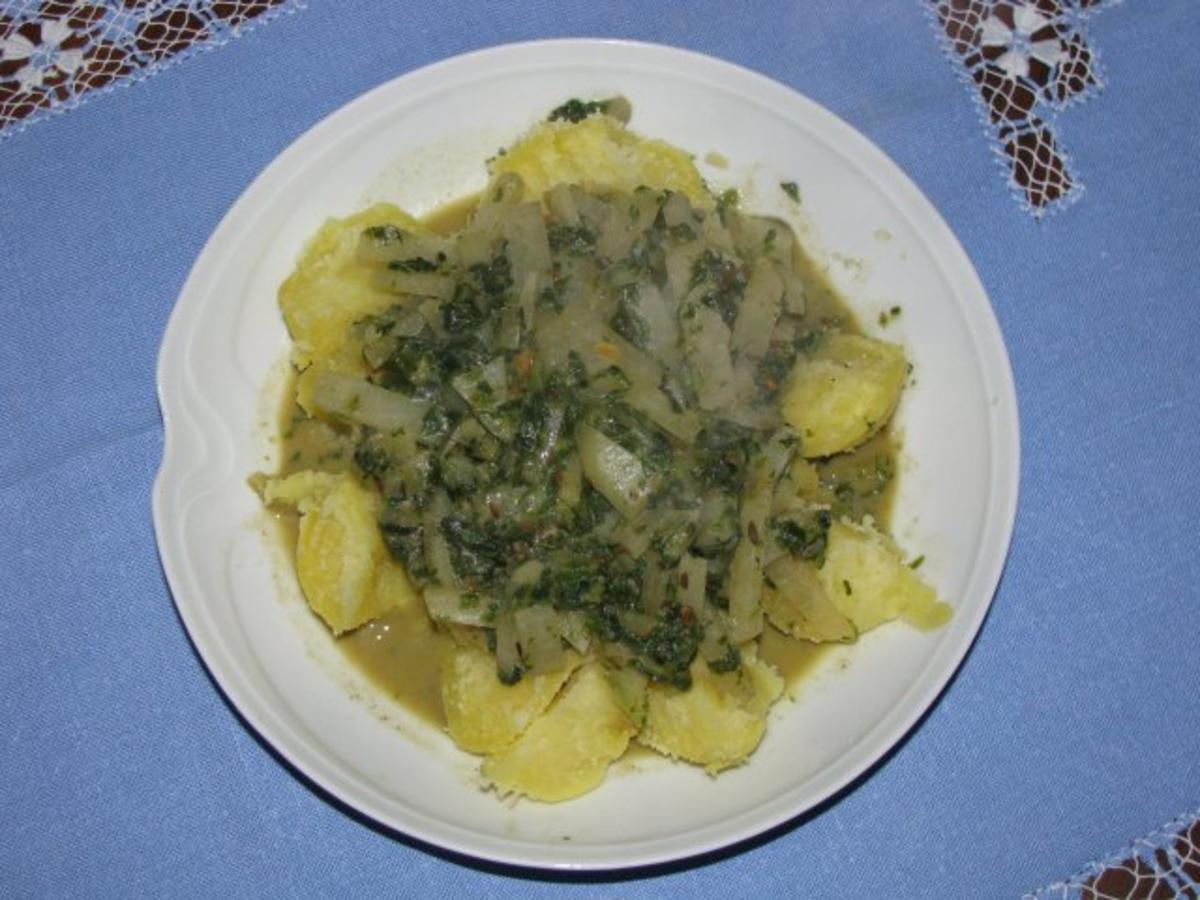 Gemüse: Spinat-Kohlrabi-Curry mit Erdnußcreme - Rezept - Bild Nr. 3