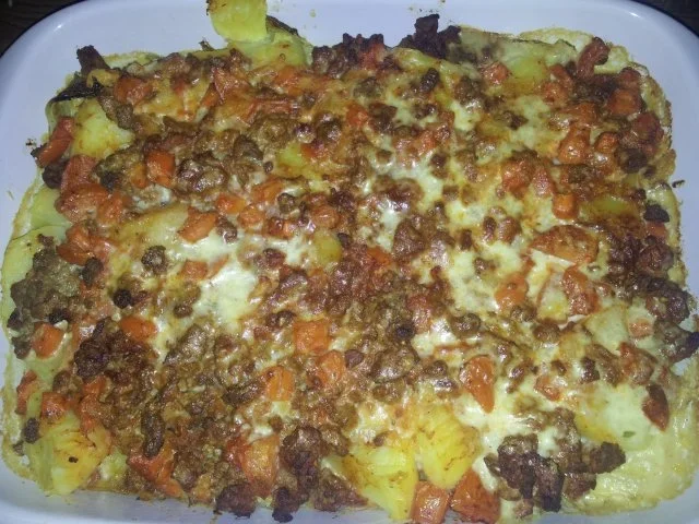 Kartoffelauflauf mit Hack und Wirsing - Rezept