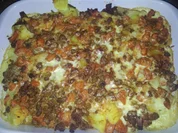 Kartoffelauflauf mit Hack und Wirsing - Rezept