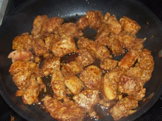 Rezept: Orientalische Putenfiletpfanne mit Feta und Ajvar Bild Nr. 4 Orientalische Putenfiletpfanne mit Feta und Ajvar - Rezept - Bild Nr. 4