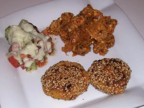 Rezept: Orientalische Putenfiletpfanne mit Feta und Ajvar Bild Nr. 10 Orientalische Putenfiletpfanne mit Feta und Ajvar - Rezept - Bild Nr. 10