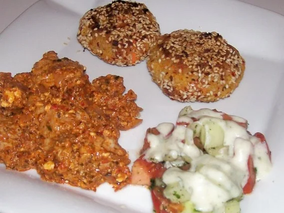 Rezept: Orientalische Putenfiletpfanne mit Feta und Ajvar Bild Nr. 11 Orientalische Putenfiletpfanne mit Feta und Ajvar - Rezept - Bild Nr. 11