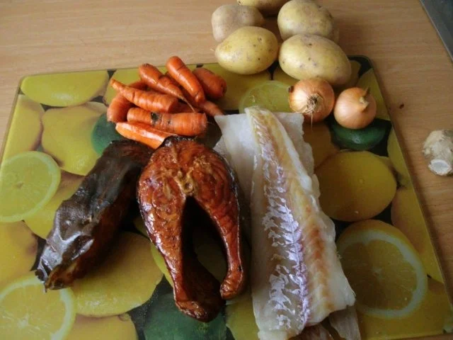 Rezept: Fischtopf mit 3erlei Fisch in einer Dillsauce Bild Nr. 3 Fischtopf mit 3erlei Fisch in einer Dillsauce - Rezept - Bild Nr. 3