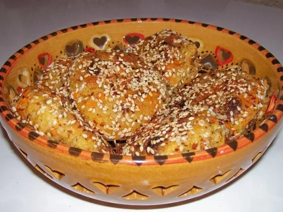 Beilagen: Couscousplätzchen mit Aprikosen und Sultaninen - Rezept - Bild Nr. 10