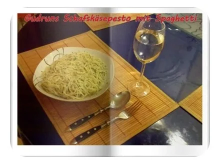 Nudeln: Schafskäsepesto mit Spaghetti - Rezept - Bild Nr. 7