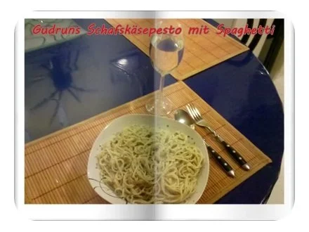 Nudeln: Schafskäsepesto mit Spaghetti - Rezept - Bild Nr. 8