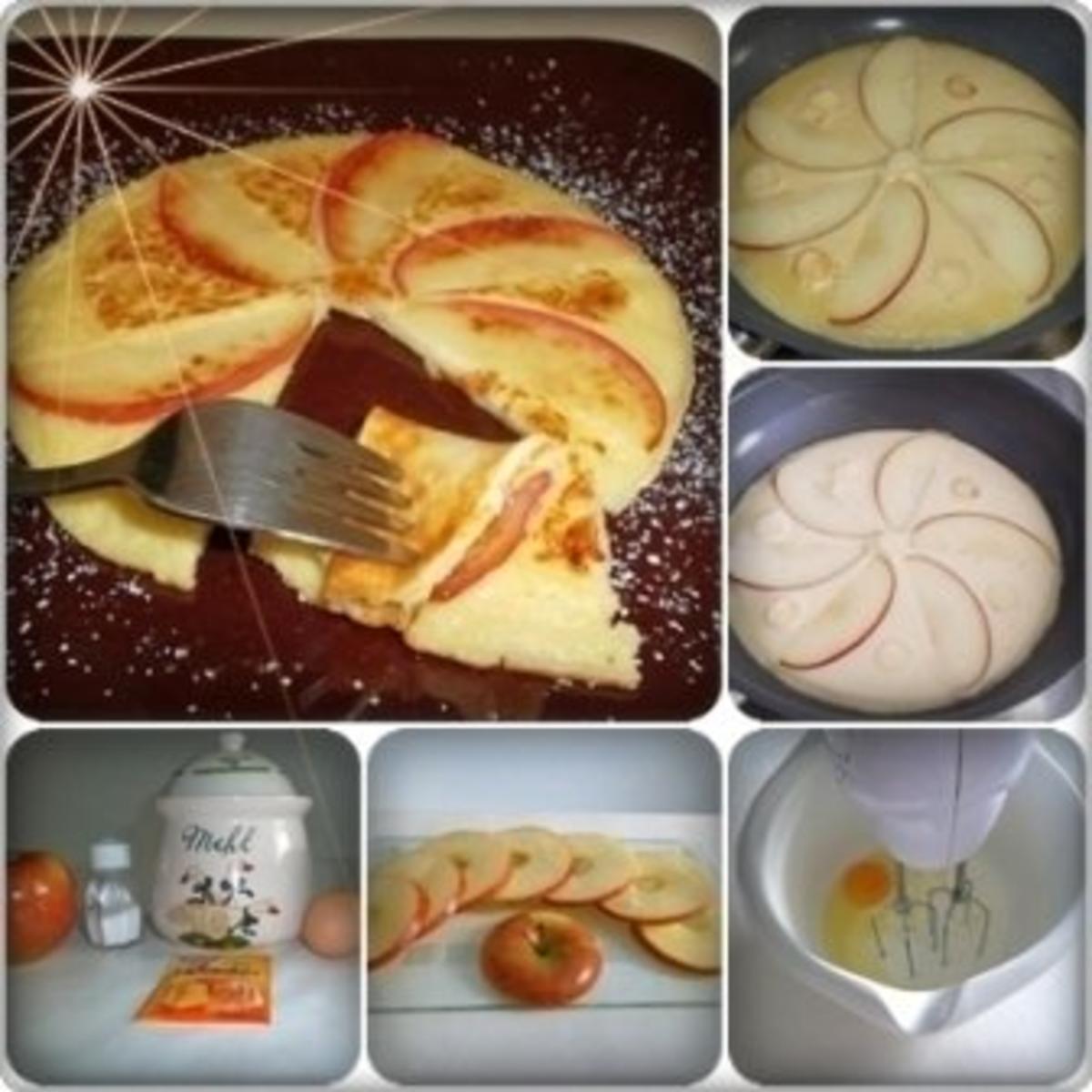 Weihnachtliche  Apfelpfannkuchen - Rezept - Bild Nr. 9