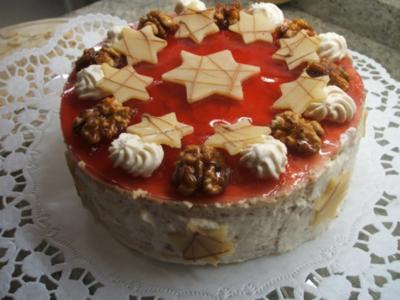 Rezept: Backen: Weihnachtstorte - für die 20iger Tortenform Backen: Weihnachtstorte - für die 20iger Tortenform - Rezept