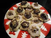 Spekulatius mit Marzipan und einer Glühweinhaube - Rezept