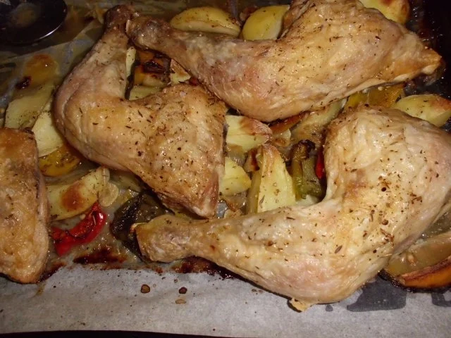 Rezept: so mag ich sie am liebsten..........Hähnchenschenkel mediterran Bild Nr. 3 so mag ich sie am liebsten..........Hähnchenschenkel mediterran - Rezept - Bild Nr. 3