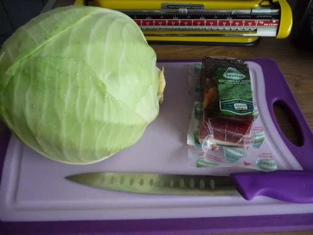 Rezept: Salat : Tiroler Speckkraut-Salat Bild Nr. 2 Salat : Tiroler Speckkraut-Salat - Rezept - Bild Nr. 2