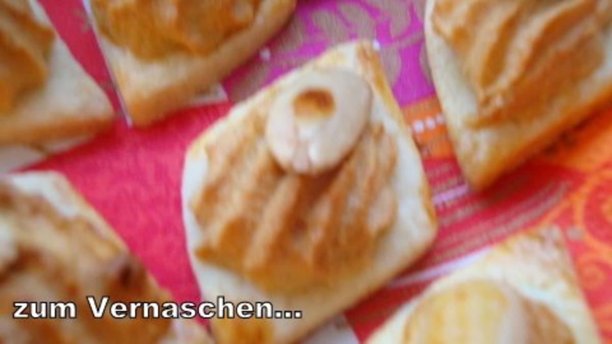 Bilder für Mandel-Makronen Rauten - Rezept