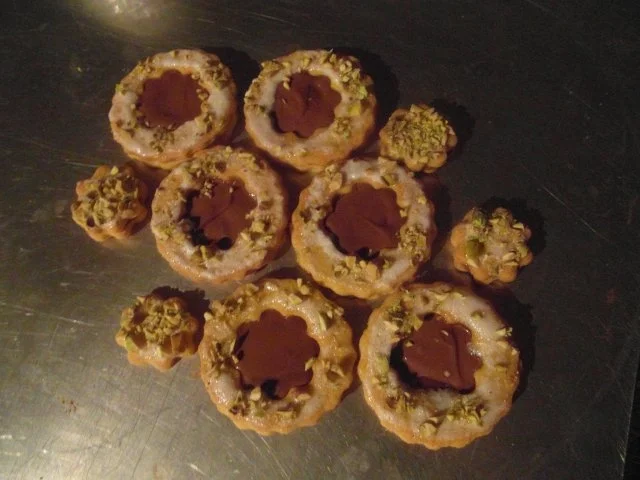 Rezept: Weihnachtsplätzchen :Safran-Terrassen mit Pistazien Bild Nr. 5 Weihnachtsplätzchen :Safran-Terrassen mit Pistazien - Rezept - Bild Nr. 5