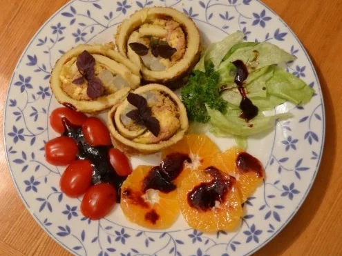 Spargelröllchen - Rezept