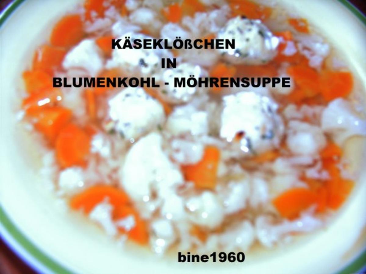 SUPPENEINLAGE: KÄSEKLÖßCHEN - Rezept