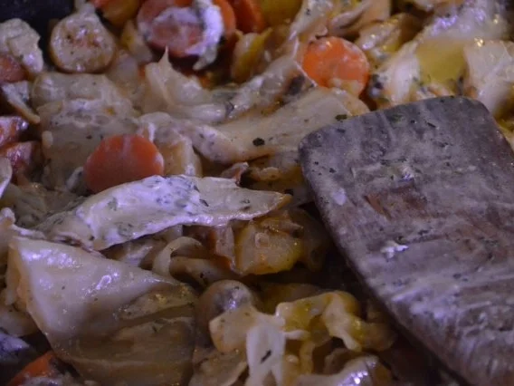 Rezept: HAUPTGERICHT : SPITZKOHLPFANNE Bild Nr. 5 HAUPTGERICHT : SPITZKOHLPFANNE - Rezept - Bild Nr. 5