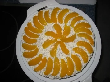 Pfirsich-Mohntorte - Rezept