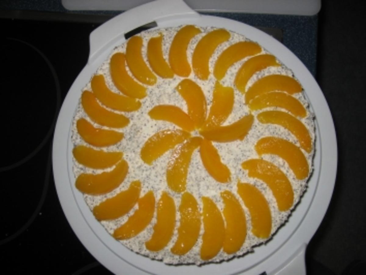 Pfirsich-Mohntorte - Rezept mit Bild - kochbar.de