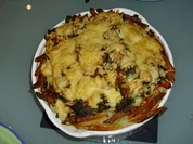 Bunter Pangasius Bärlauch Auflauf - Rezept