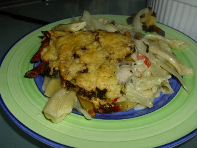 Rezept: Bunter Pangasius Bärlauch Auflauf Bild Nr. 2 Bunter Pangasius Bärlauch Auflauf - Rezept - Bild Nr. 2