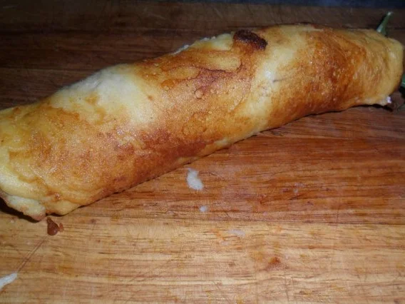 pfannenkuchenröllchen mit lachskäsecreme und rucola - Rezept - Bild Nr. 8