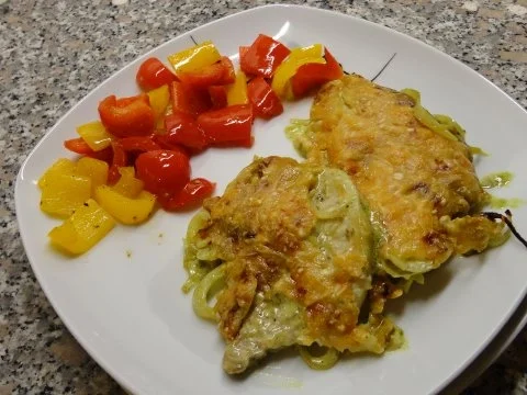 Rezept: Ofenschnitzel an Kürbiskernöl Bild Nr. 4 Ofenschnitzel an Kürbiskernöl - Rezept - Bild Nr. 4