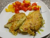 Ofenschnitzel an Kürbiskernöl - Rezept