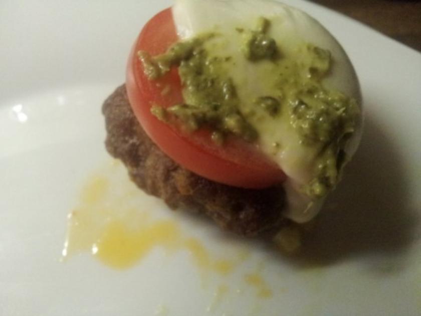 Frikadellen mit Mozzarella überbacken - einfach - von eufu99