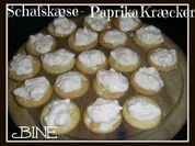 BiNe` S SCHAFSKÆSE - PAPRIKA - KRÆCKER - Rezept