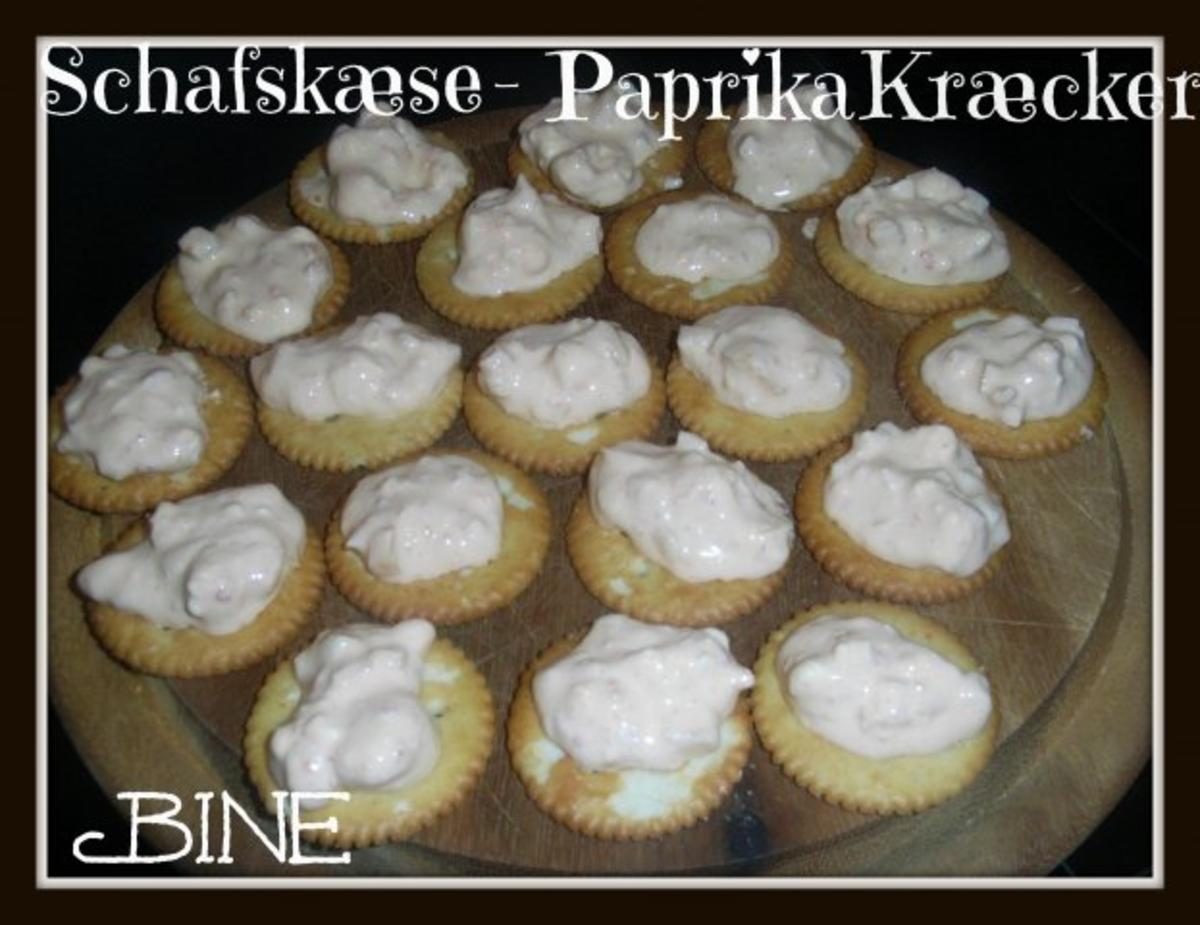 Bilder für BiNe` S SCHAFSKÆSE - PAPRIKA - KRÆCKER - Rezept