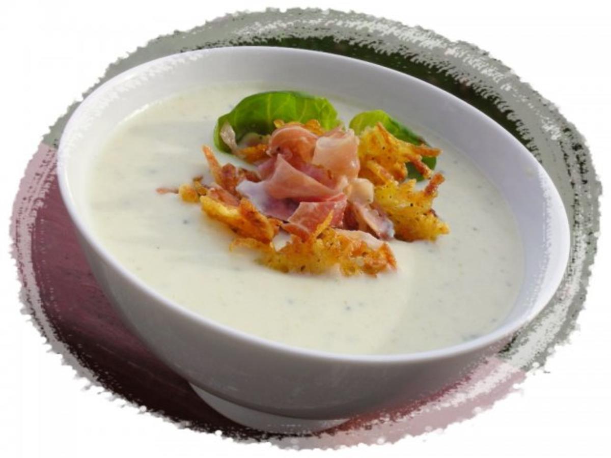 Rosenkohlsuppe mit Speck und Kartoffelrösti - Rezept - Bild Nr. 9