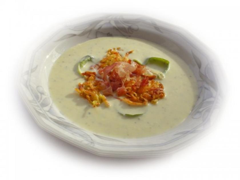 Rosenkohlsuppe mit Speck und Kartoffelrösti - schnell &amp; einfach - von ...