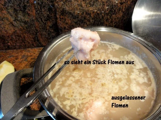 Rezept: Diverses: SCHMALZ aus Flomen Bild Nr. 2 Diverses: SCHMALZ aus Flomen - Rezept - Bild Nr. 2