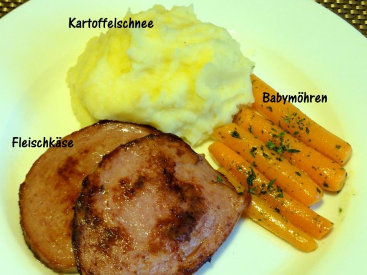 Fleisch:   FLEISCHKÄSE, Babymöhren + Kartoffelbrei - Rezept - Bild Nr. 3