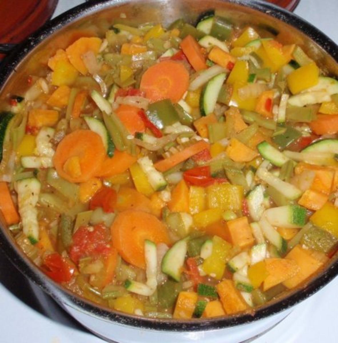 Süßkartoffel-Gemüse-Suppe - Rezept - Bild Nr. 11