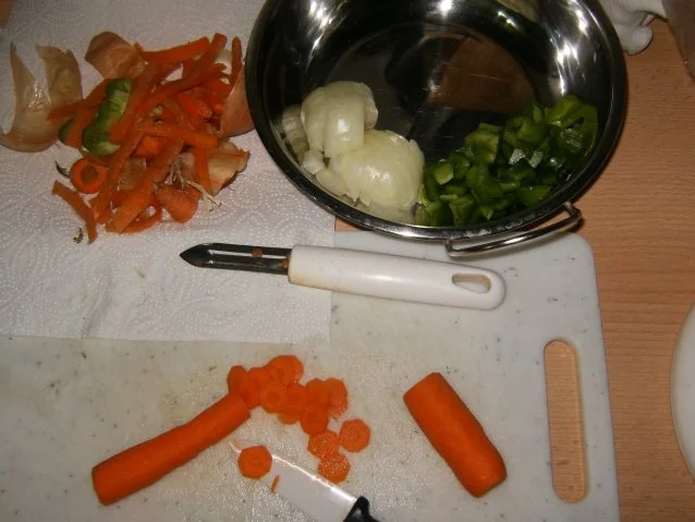 Rezept: Chinakohl-Curry mit Reis und Riesengarnelen Bild Nr. 3 Chinakohl-Curry mit Reis und Riesengarnelen - Rezept - Bild Nr. 3