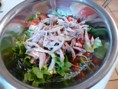 Rezept: Hähnchensalat (Ein leichtes Abendessen) Hähnchensalat (Ein leichtes Abendessen) - Rezept
