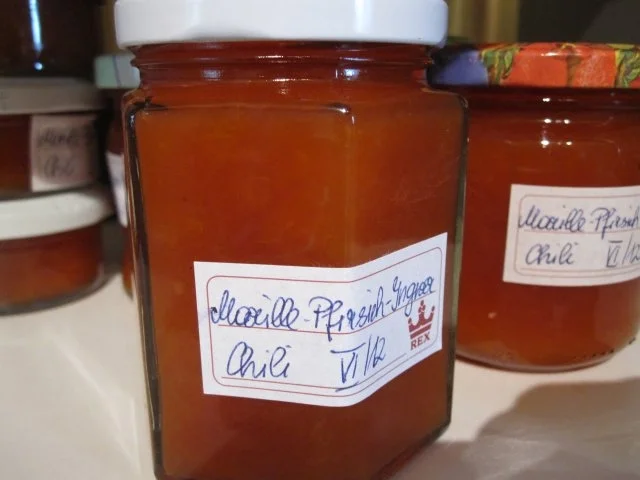 Rezept: Marillen-Pfirsich-Ingwer-Chili-Marmelade Bild Nr. 4 Marillen-Pfirsich-Ingwer-Chili-Marmelade - Rezept - Bild Nr. 4