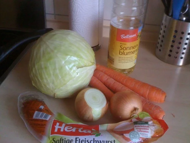 Rezept: Leo´s Kraut - Wurst - Pfanne Bild Nr. 2 Leo´s Kraut - Wurst - Pfanne - Rezept - Bild Nr. 2