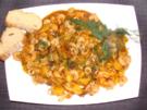 Salat :  Lauwarmer Bratkartoffelsalat mit Meeresfrüchten und Garnelenmarinade - Rezept